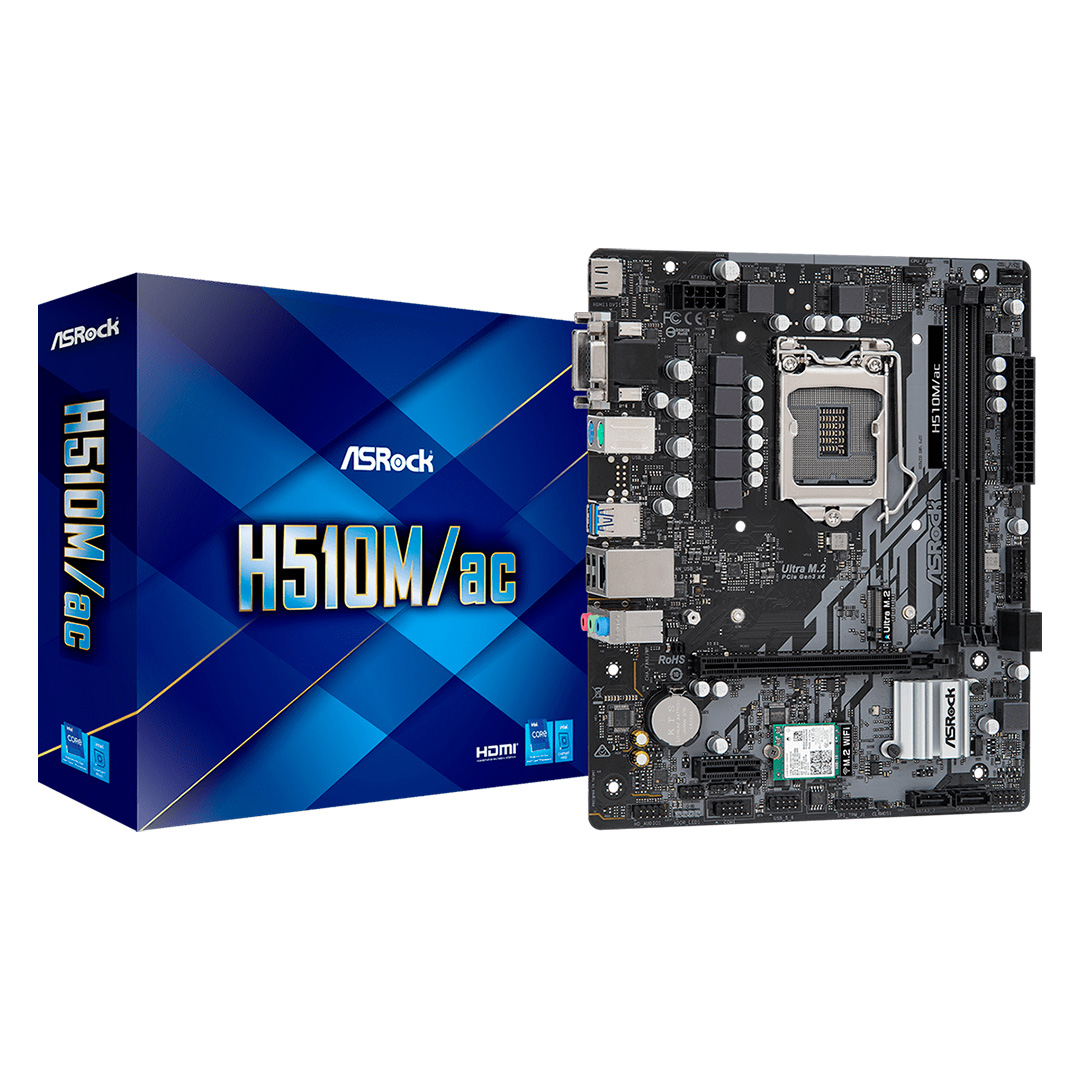 Mother H510m-ac Wifi Asrock 11gen | HYPERGAMING
