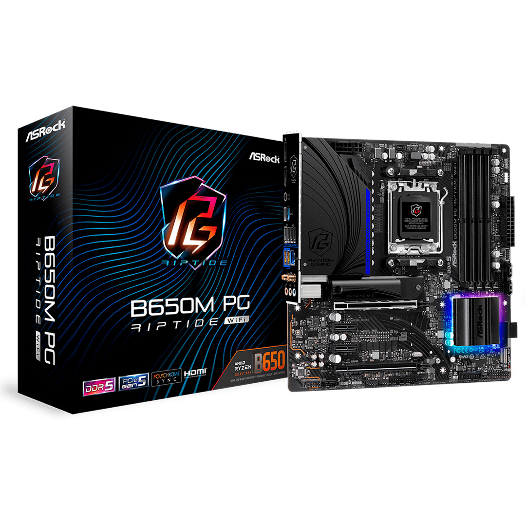 Mother B650m Pg Riptide Wifi Asrock Am5