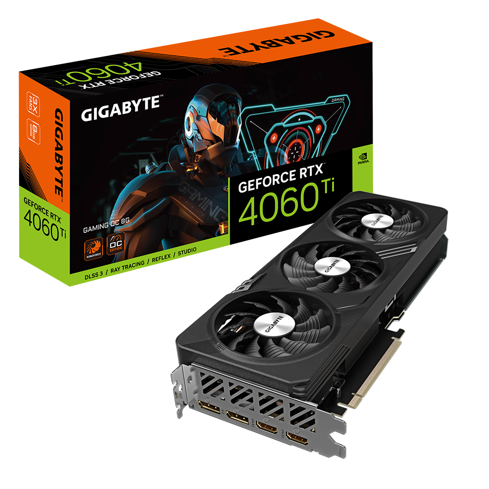 Placa de Video NVIDIA GIGABYTE RTX 4060