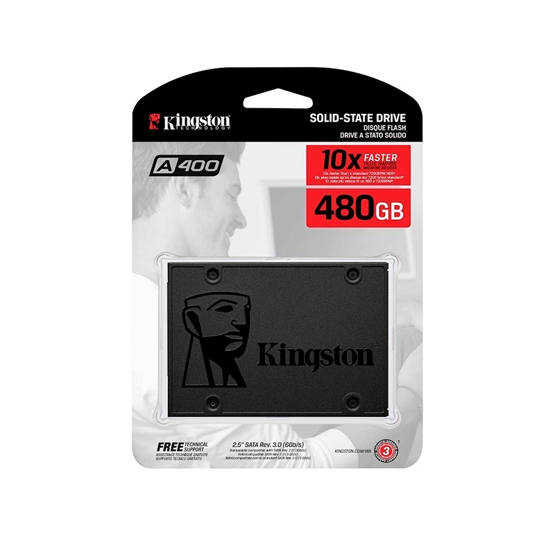 DISCO SSD 480GB A400 KINGSTON