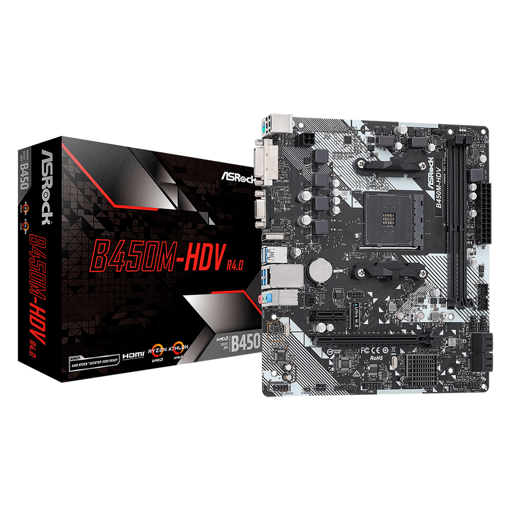 MOTHER B450M-HDV R4.0 ASROCK AM4