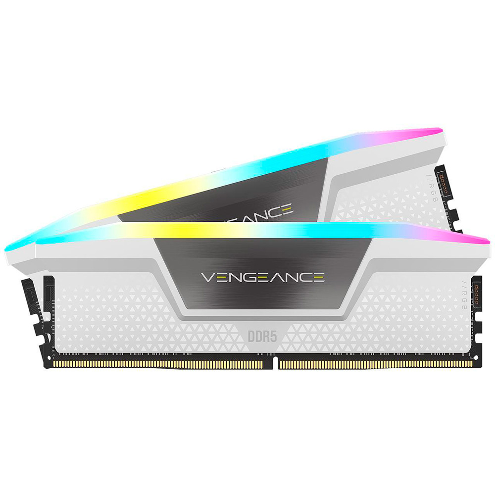 MEMORIA 32GB 2X16 5200MHZ VENGEANCE RGB WHITE DDR5 CORSAIR