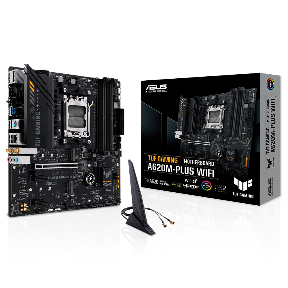MOTHER TUF GAMING A620M-PLUS WIFI ASUS AM5