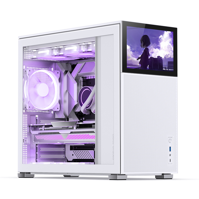 Gabinete D41 Mesh Screen White Tg Jonsbo