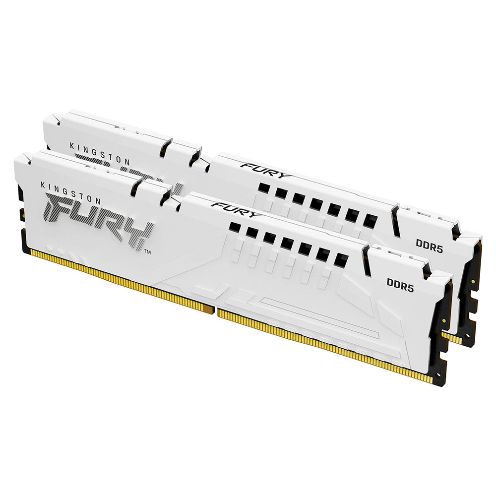 MEMORIA 32GB 2X16 6000MHZ DDR5 FURY BEAST WHITE EXPO KINGSTON