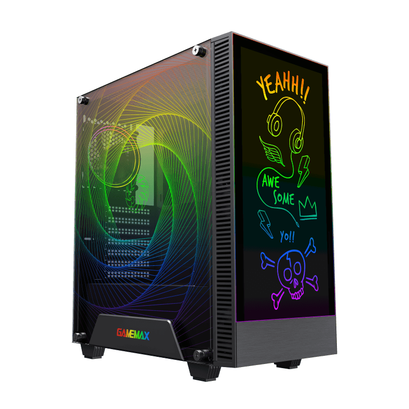 GABINETE KREATOR TG X1 FAN ARGB GAMEMAX