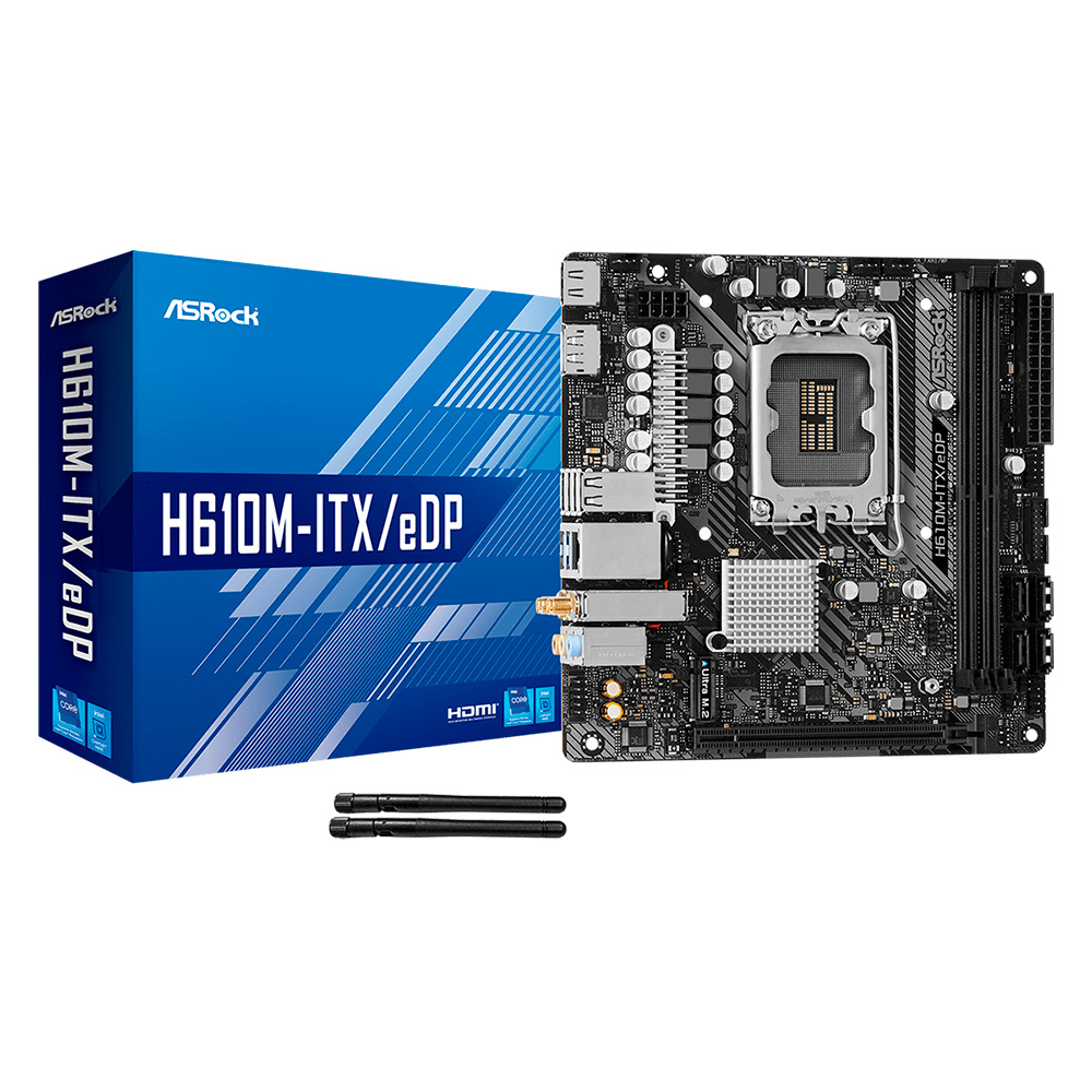 MOTHER H610M-ITX-EDP WIFI ASROCK 12GEN