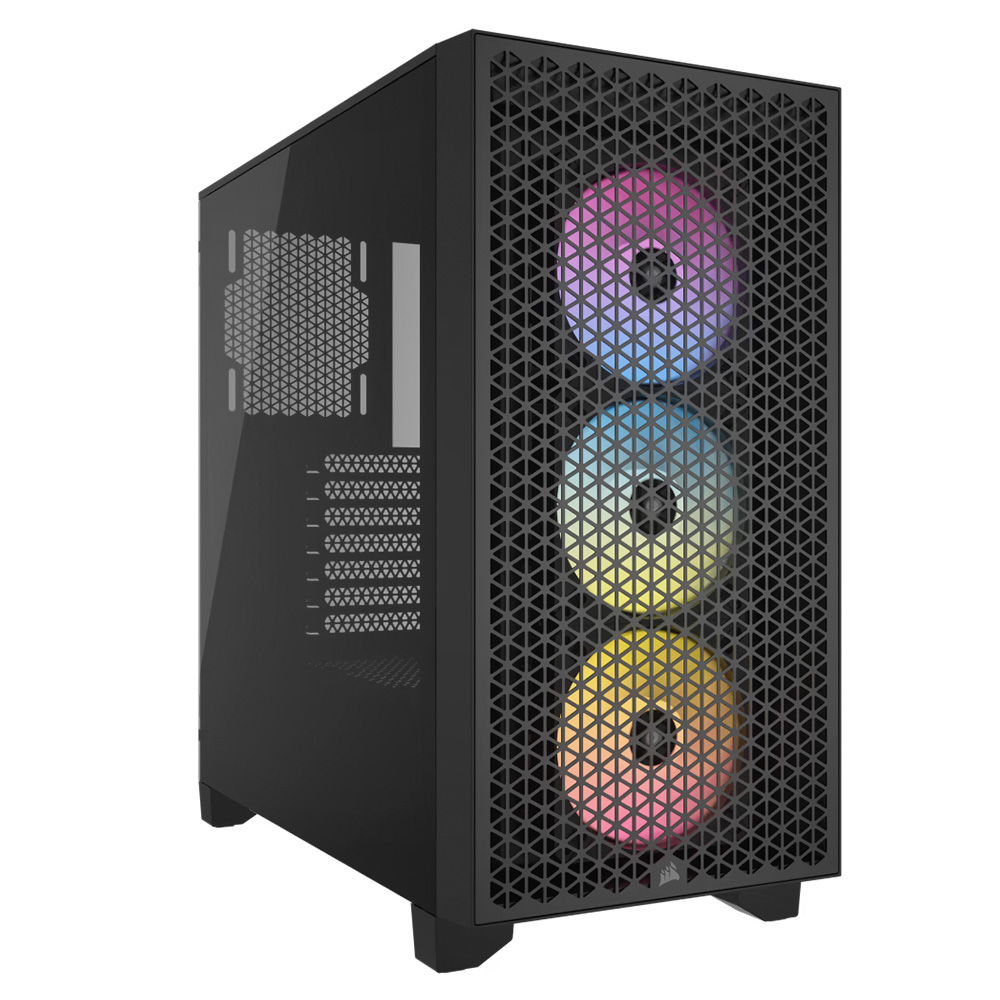 GABINETE 3000D RGB AIRFLOW TG BLACK CORSAIR