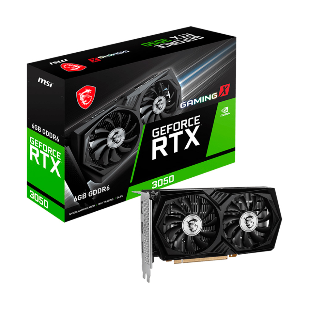 Placa De Video Msi Nvidia Geforce Rtx 3050 Gaming X 6g | HYPERGAMING