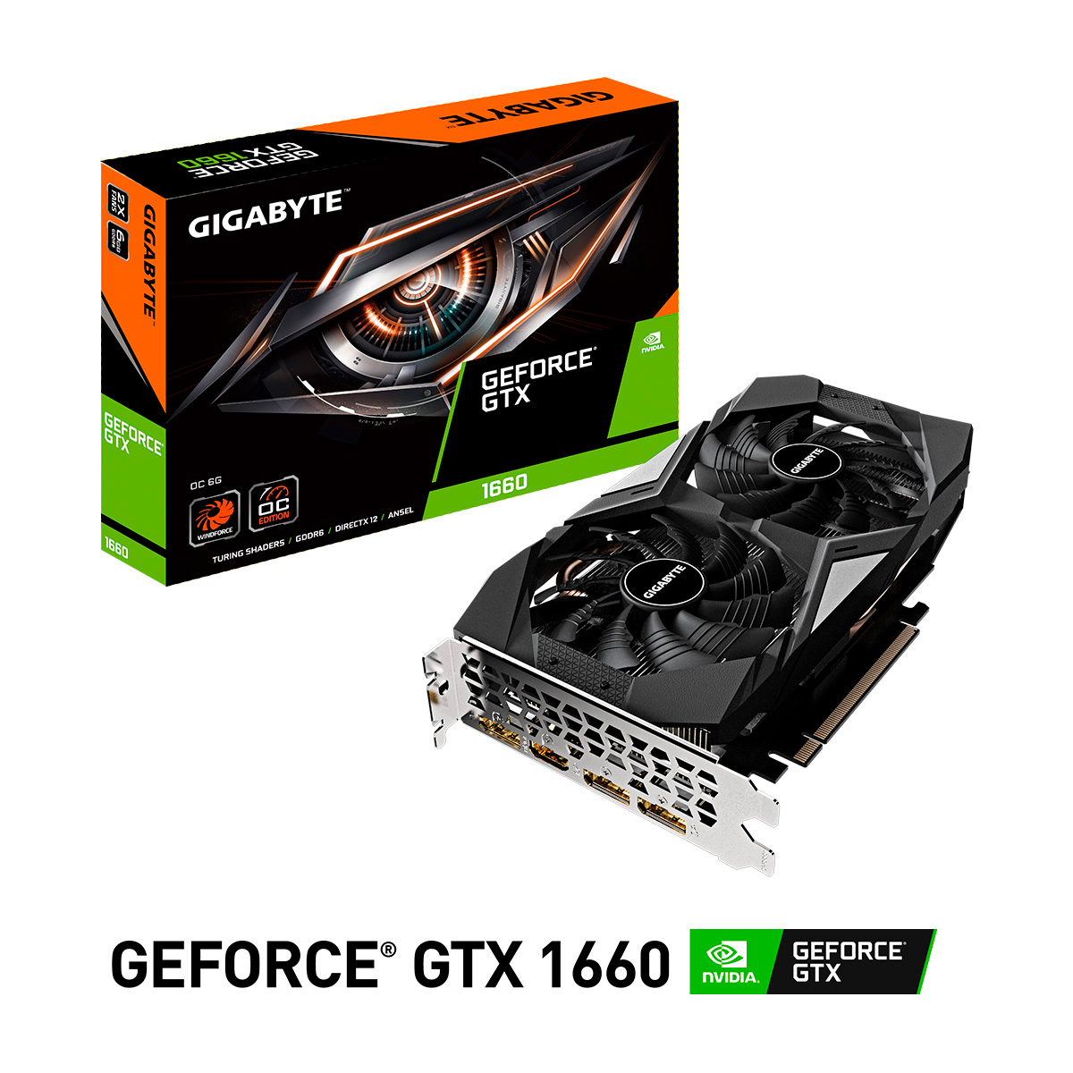 Placa De Video Gigabyte Nvidia Geforce Gtx 1660 6gb Gddr5 Windforce Oc 