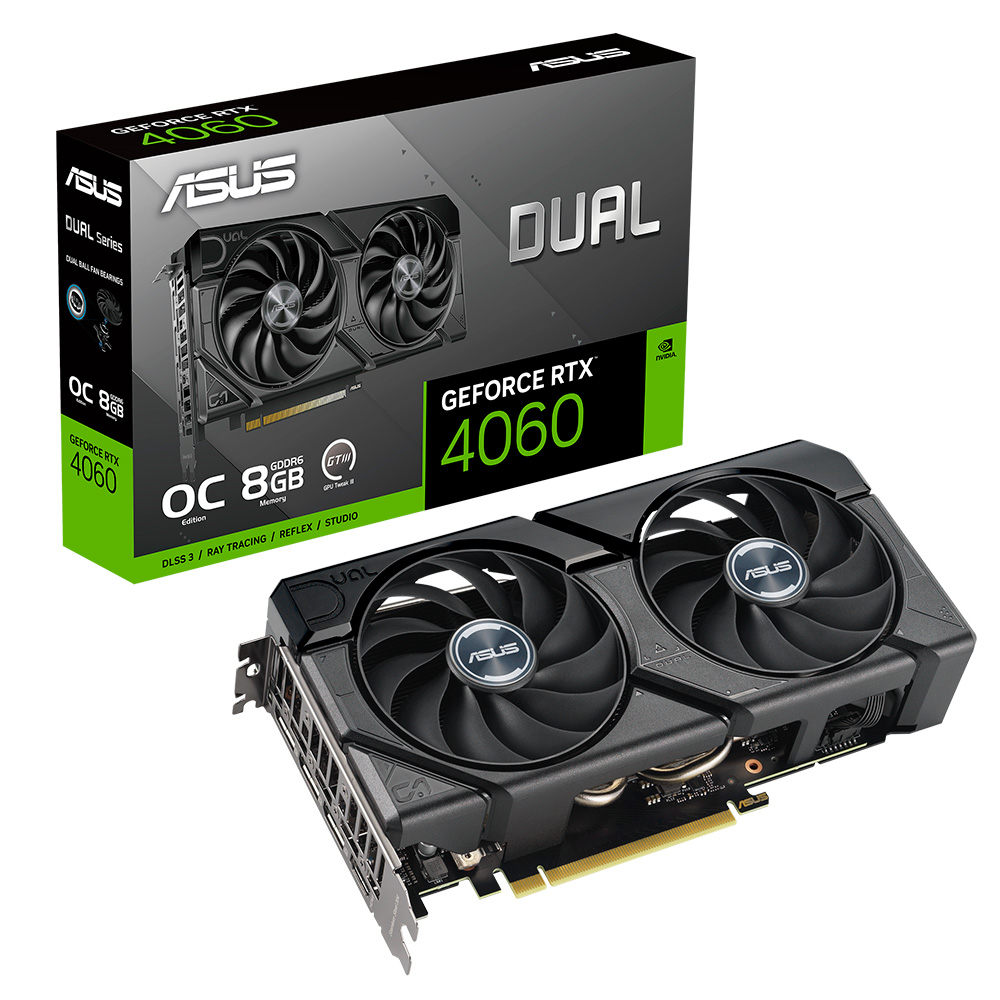 PLACA DE VIDEO ASUS NVIDIA GEFORCE RTX 4060 EVO OC EDITION 8GB