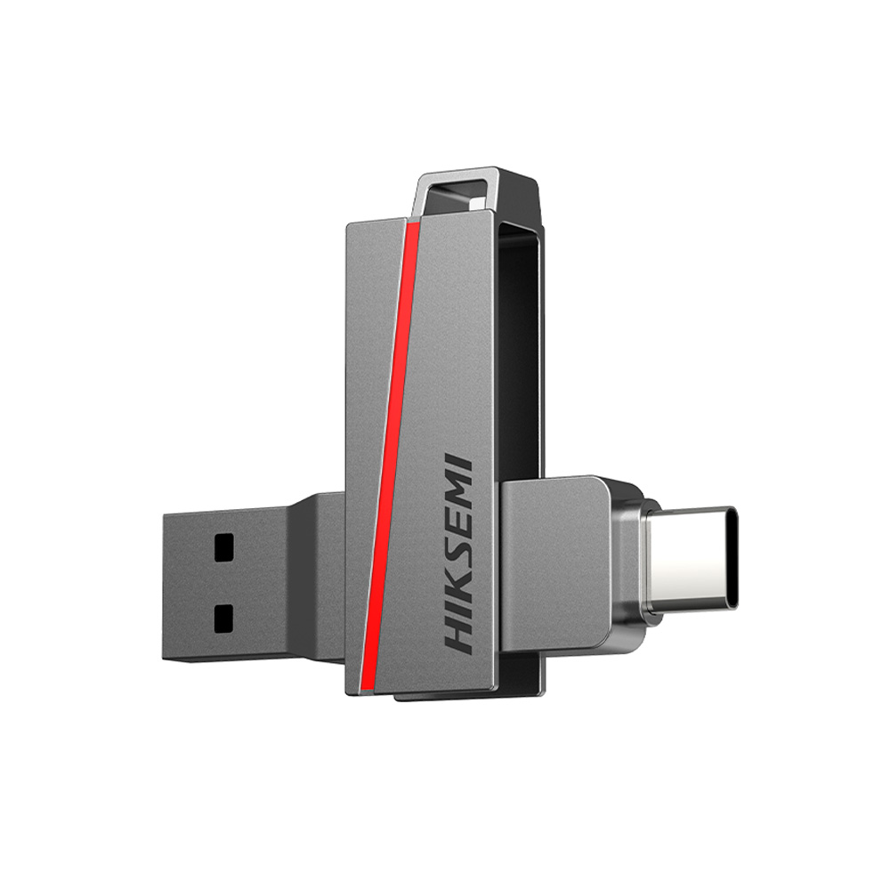 PENDRIVE 64GB E307C DUAL SLIM USB 3.0 TYPE C HIKSEMI