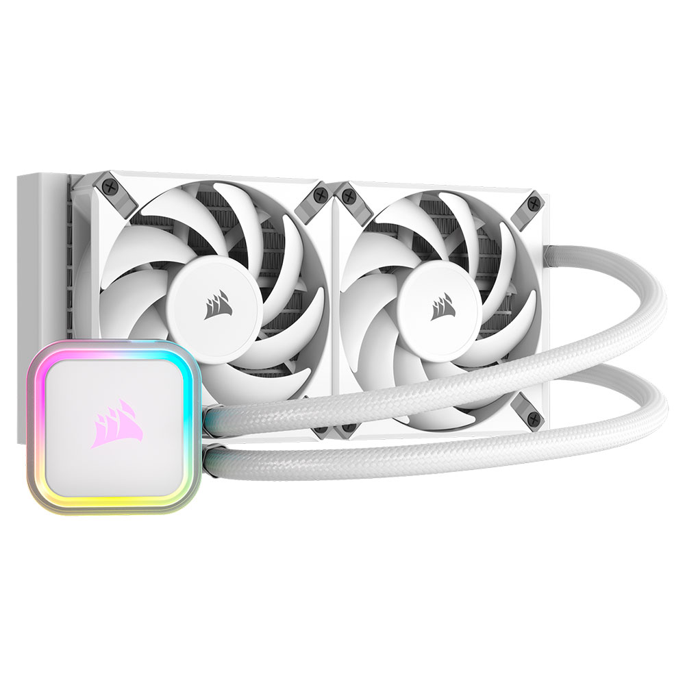 WATER COOLING ICUE H100I RBG ELITE WHITE 240 CORSAIR