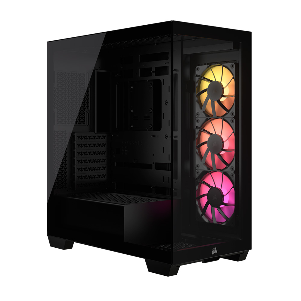 GABINETE 3500X ARGB TG FAN X3 BLACK CORSAIR