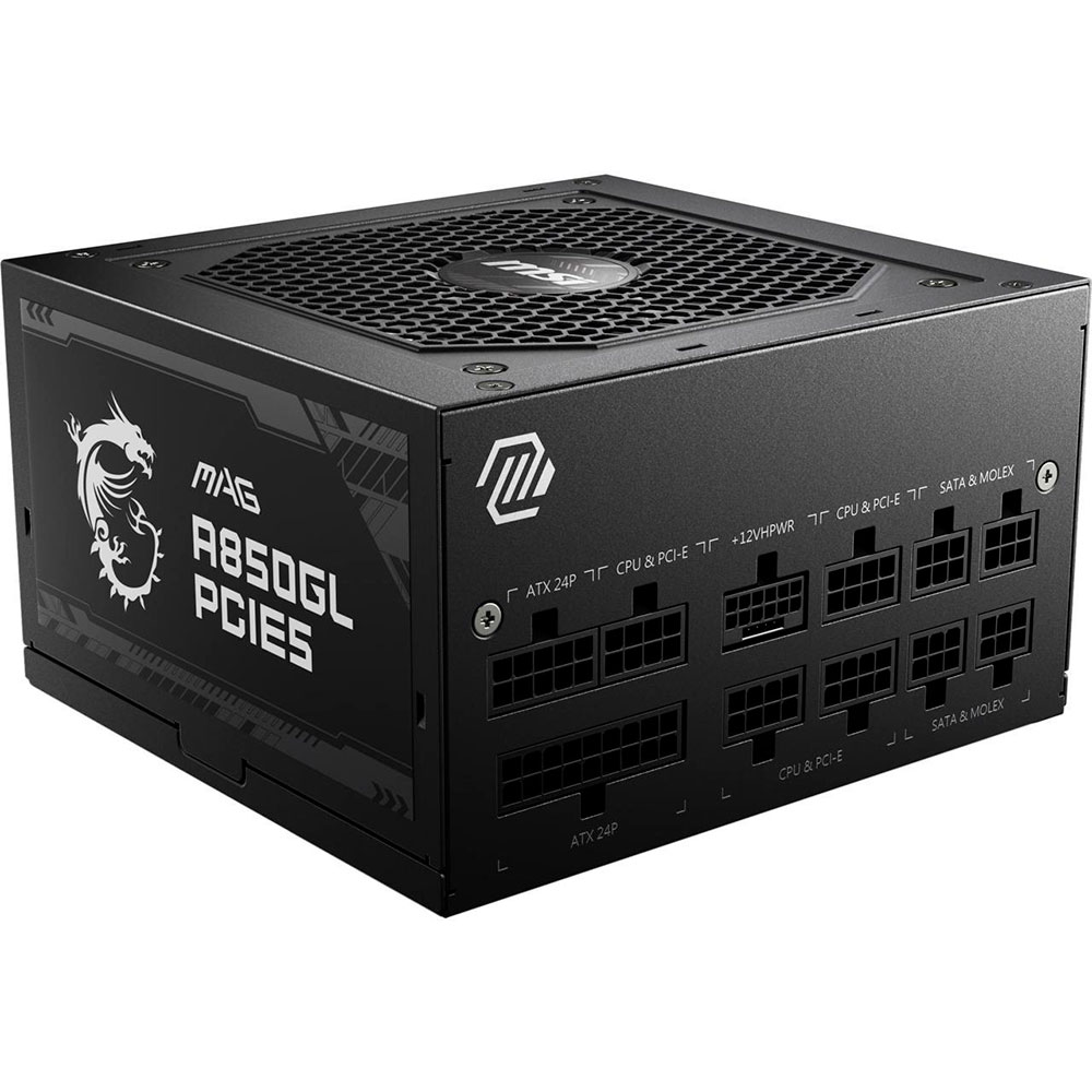 FUENTE 850W 80+ GOLD MAG A850GL PCIE 5.0 MSI