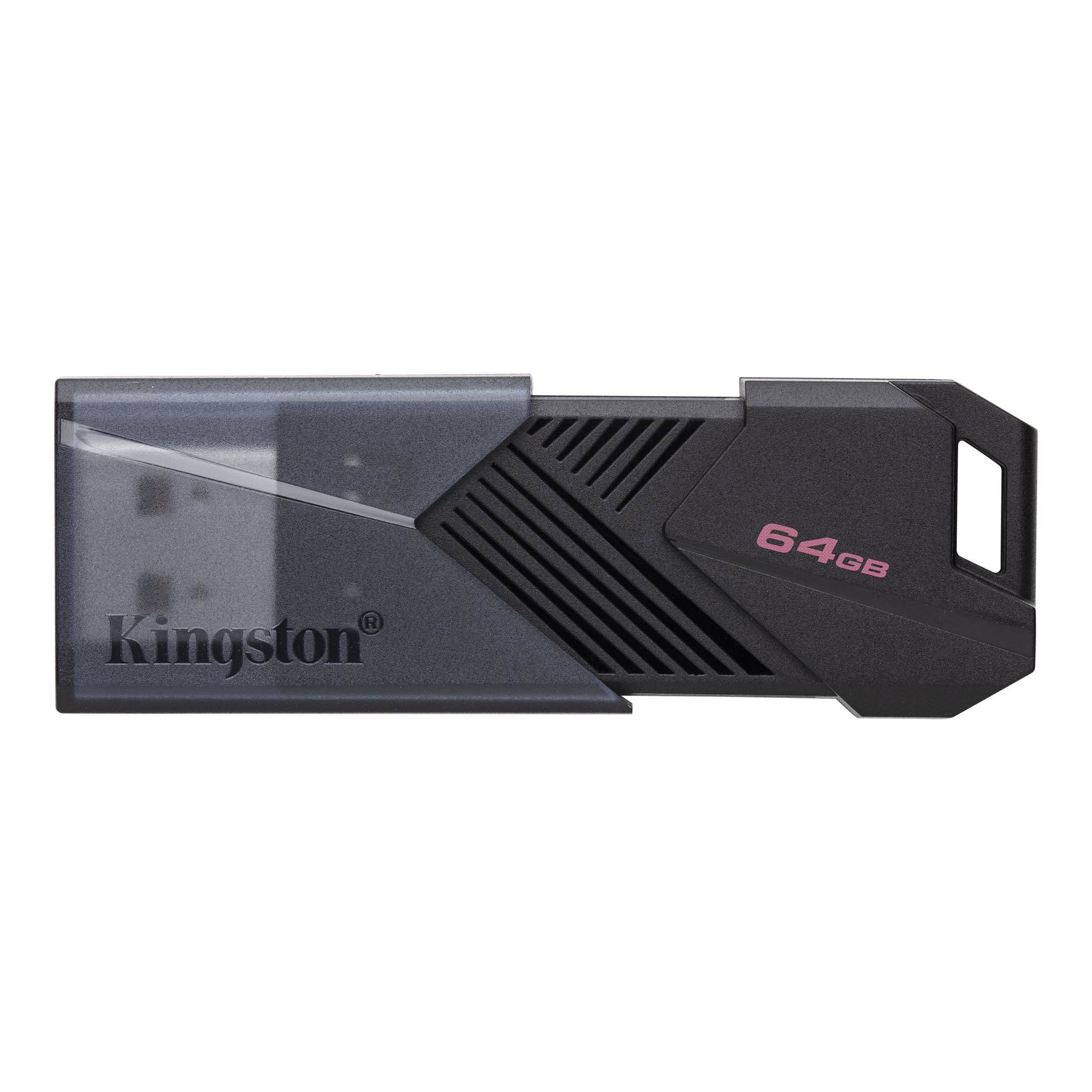 PENDRIVE 64GB DT EXODIA ONYX USB 3.2 BLACK KINGSTON