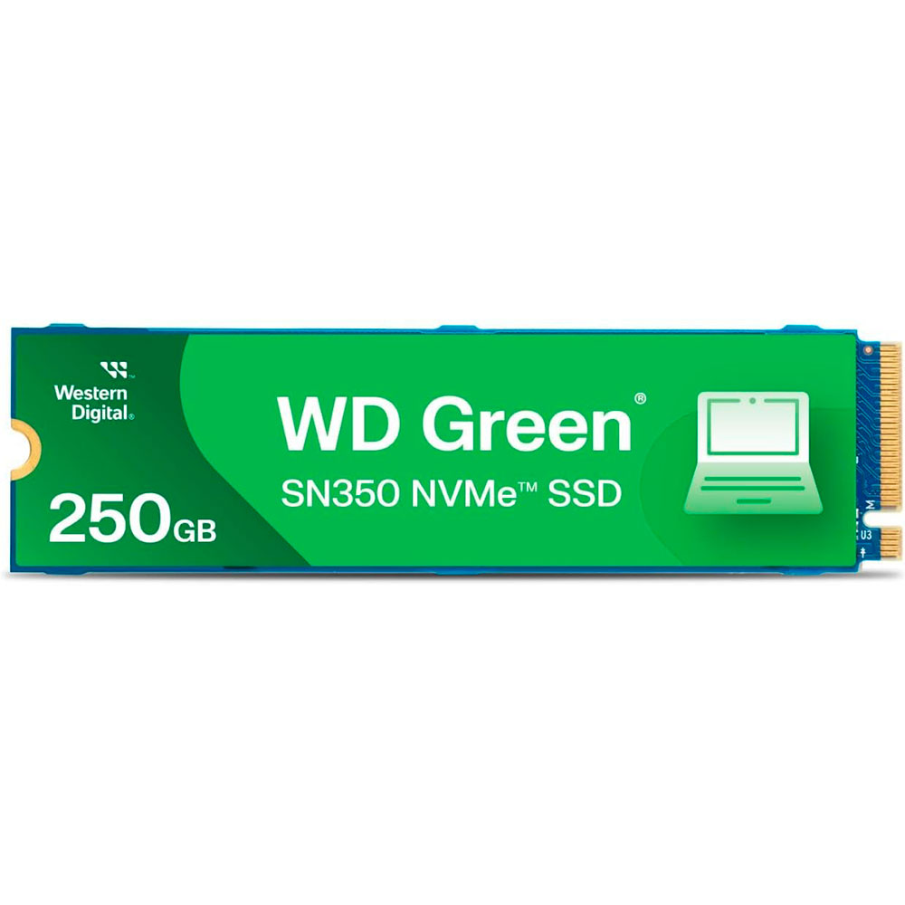 DISCO SSD 250GB SN350 M.2 NVME GREEN WD