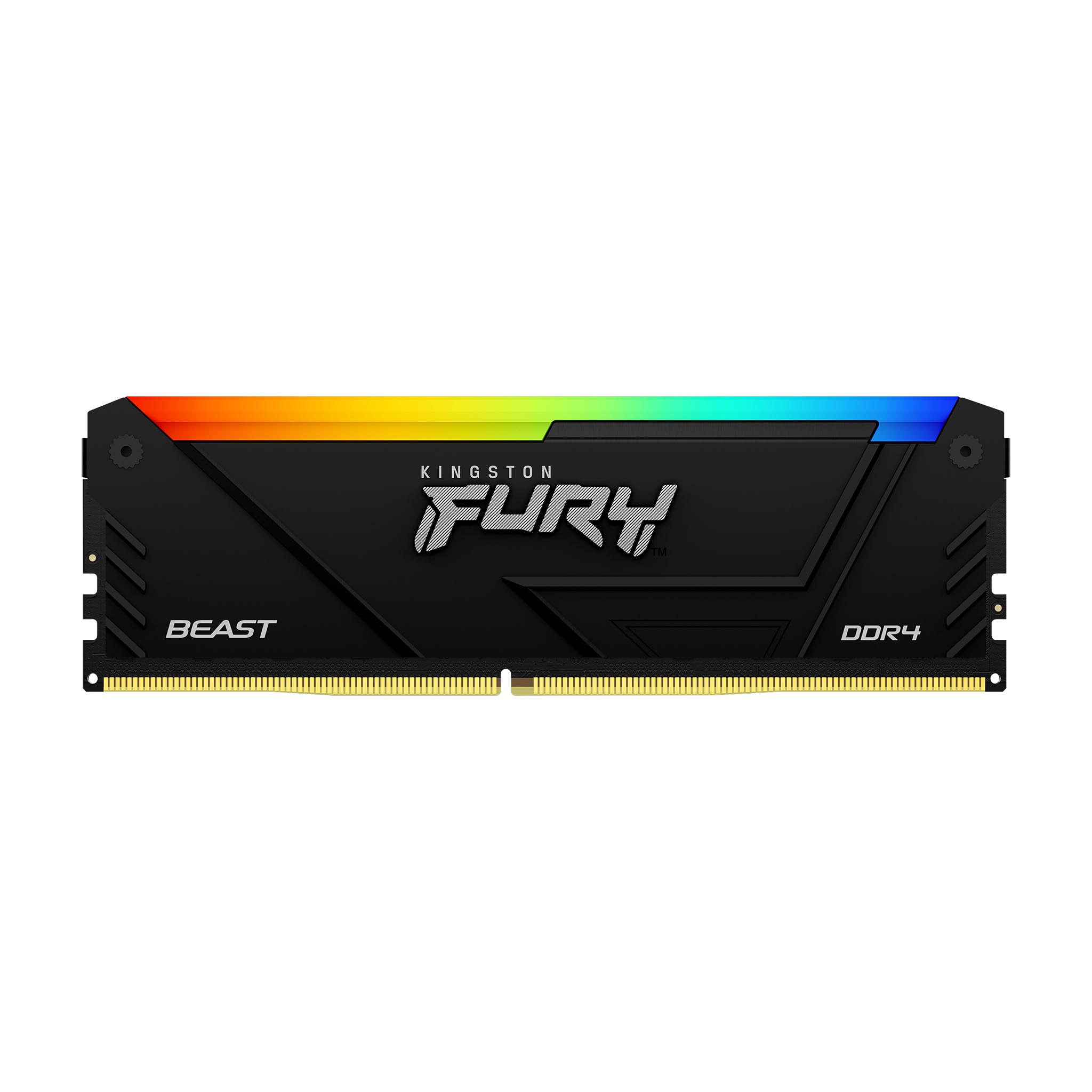 MEMORIA 8GB 3200MHZ FURY BEAST RGB BLACK KINGSTON