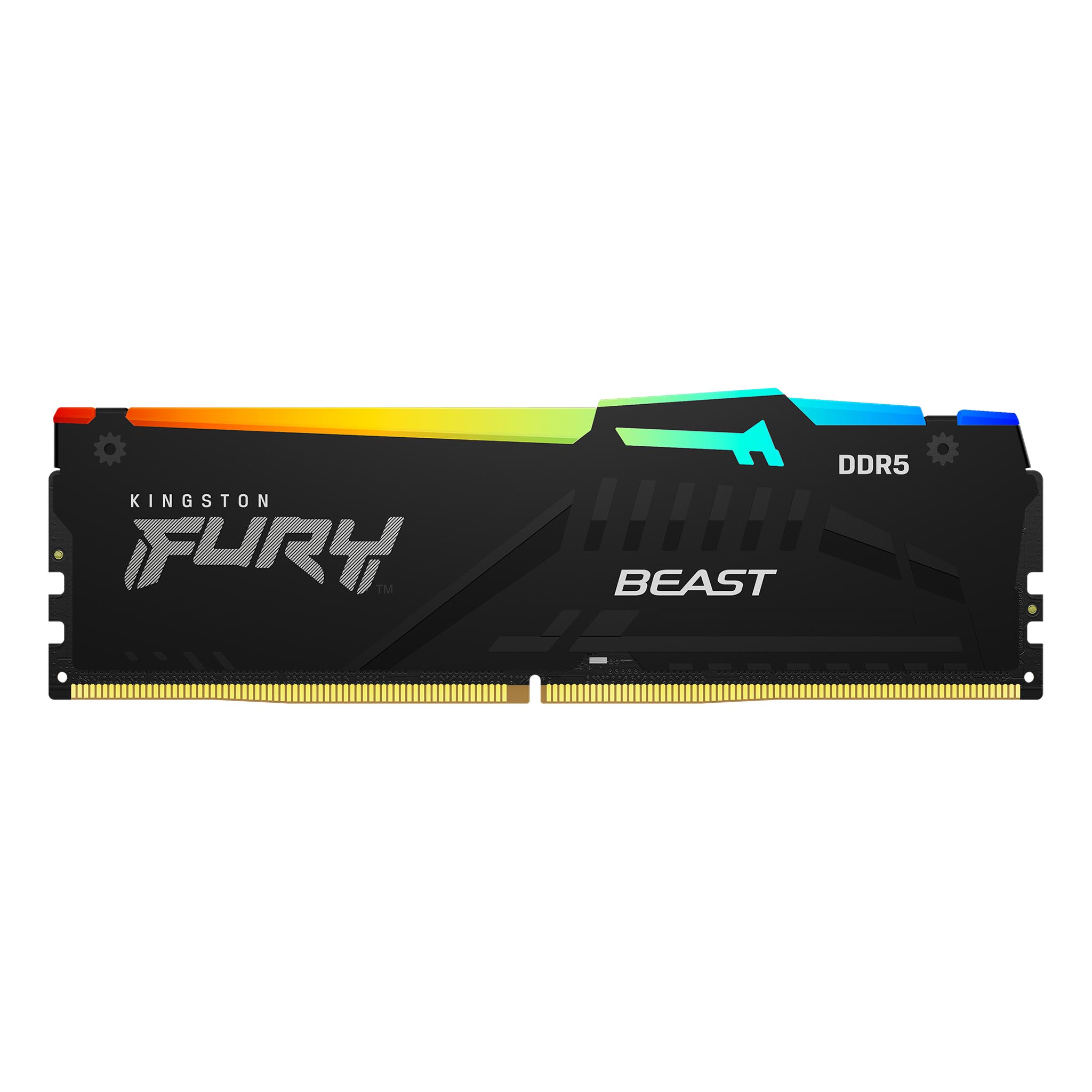 MEMORIA 32GB 5200MHZ DDR5 FURY BEAST BLACK RGB KINGSTON