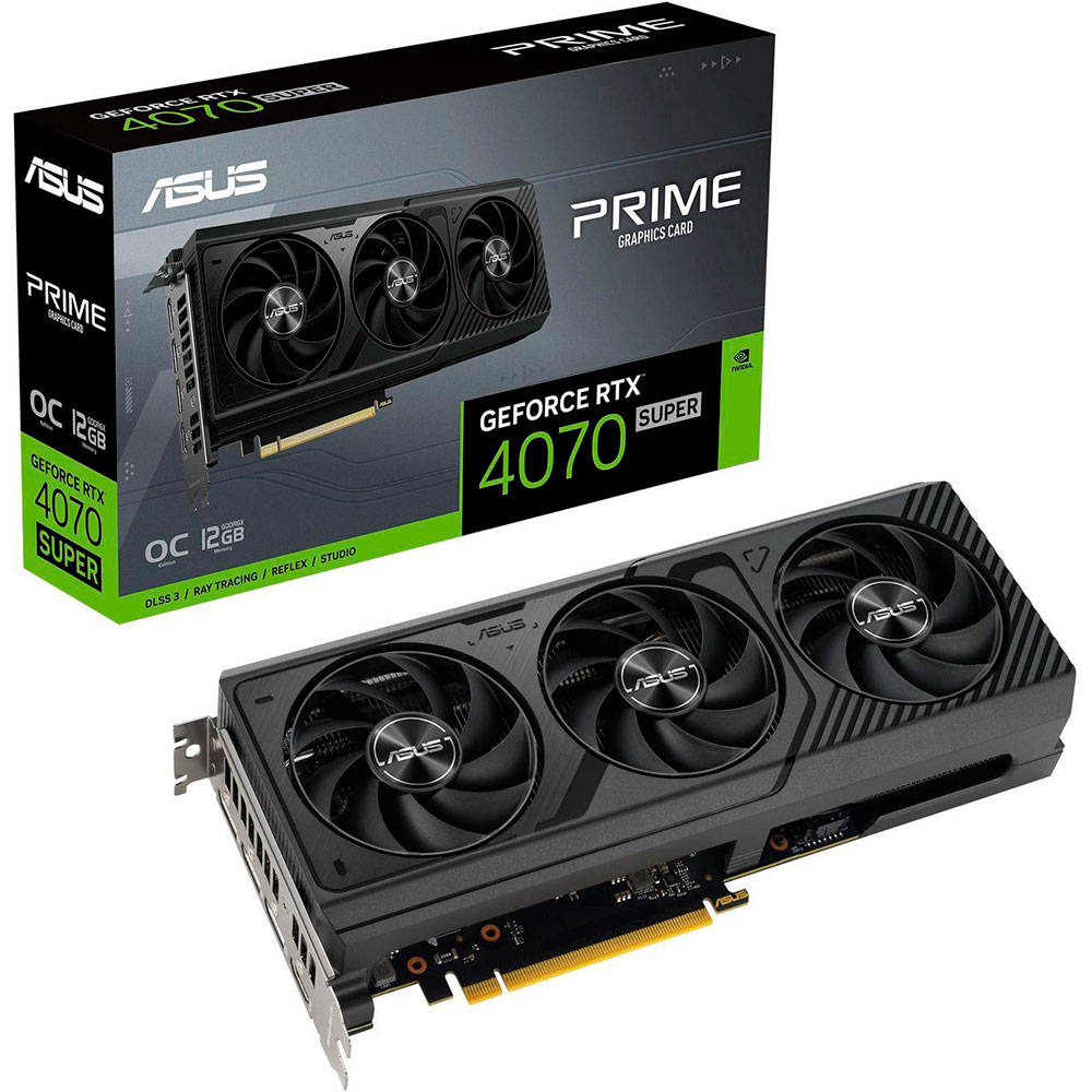 PLACA DE VIDEO ASUS NVIDIA GEFORCE RTX 4070 SUPER PRIME OC 12GB