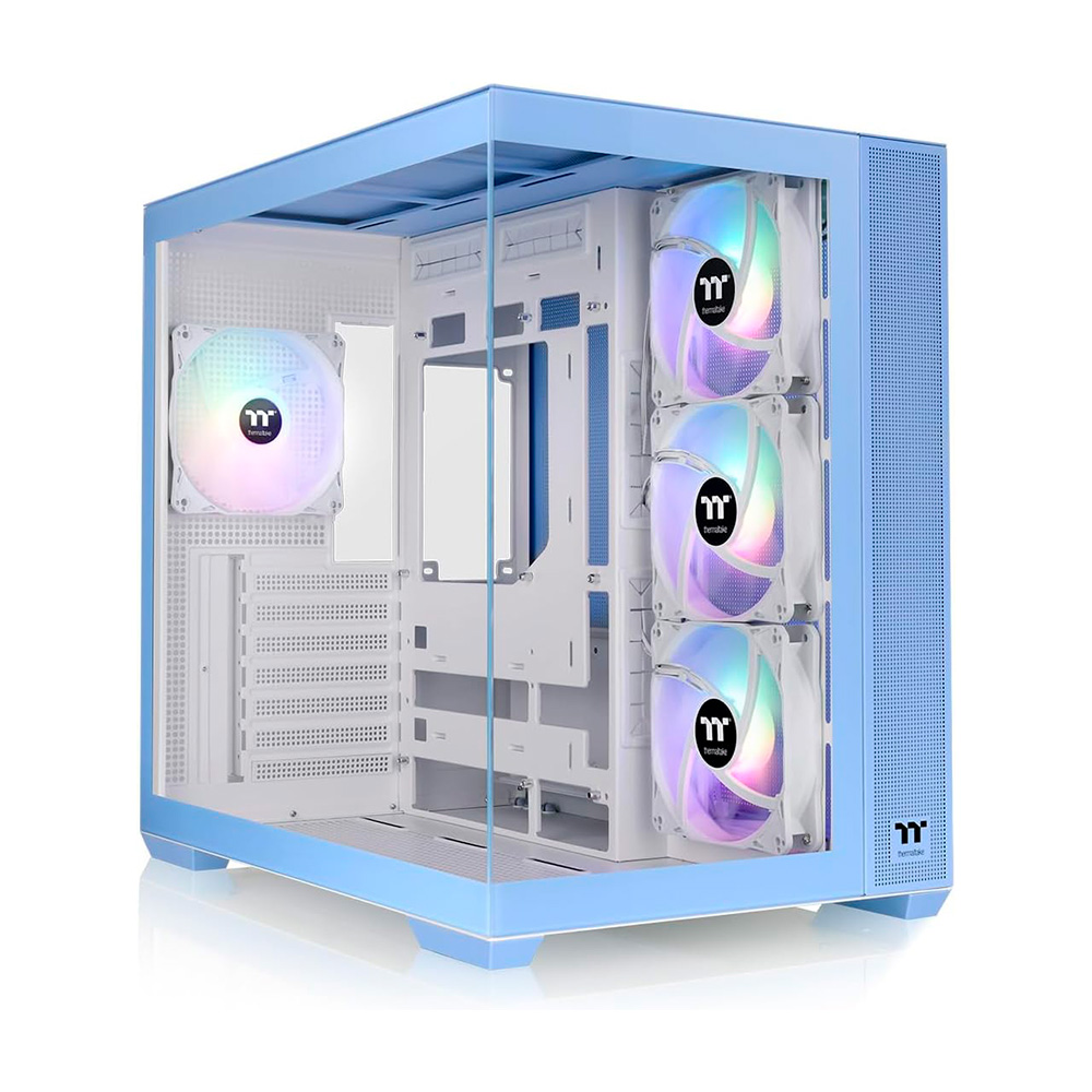 GABINETE VIEW 380 TG ARGB HYDRAGENA BLUE THERMALTAKE