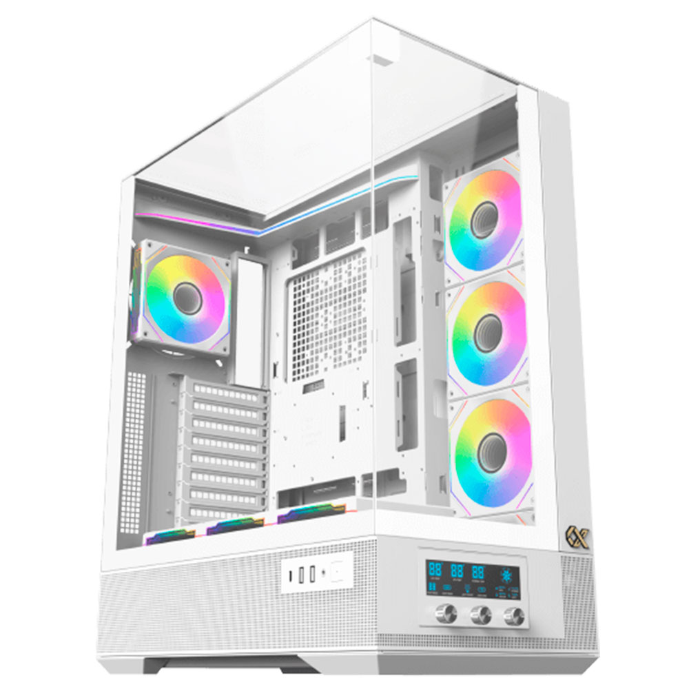 GABINETE VISION PRO TG FANS X8 ARGB ARTIC XIGMATEK