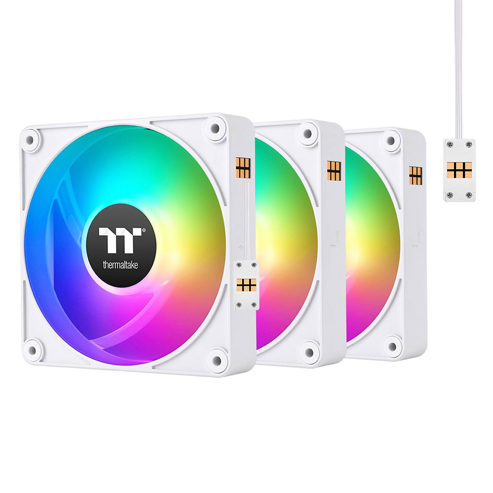 COOLER FAN CT120 EX ARGB (PACK X3) SNOW THERMALTAKE