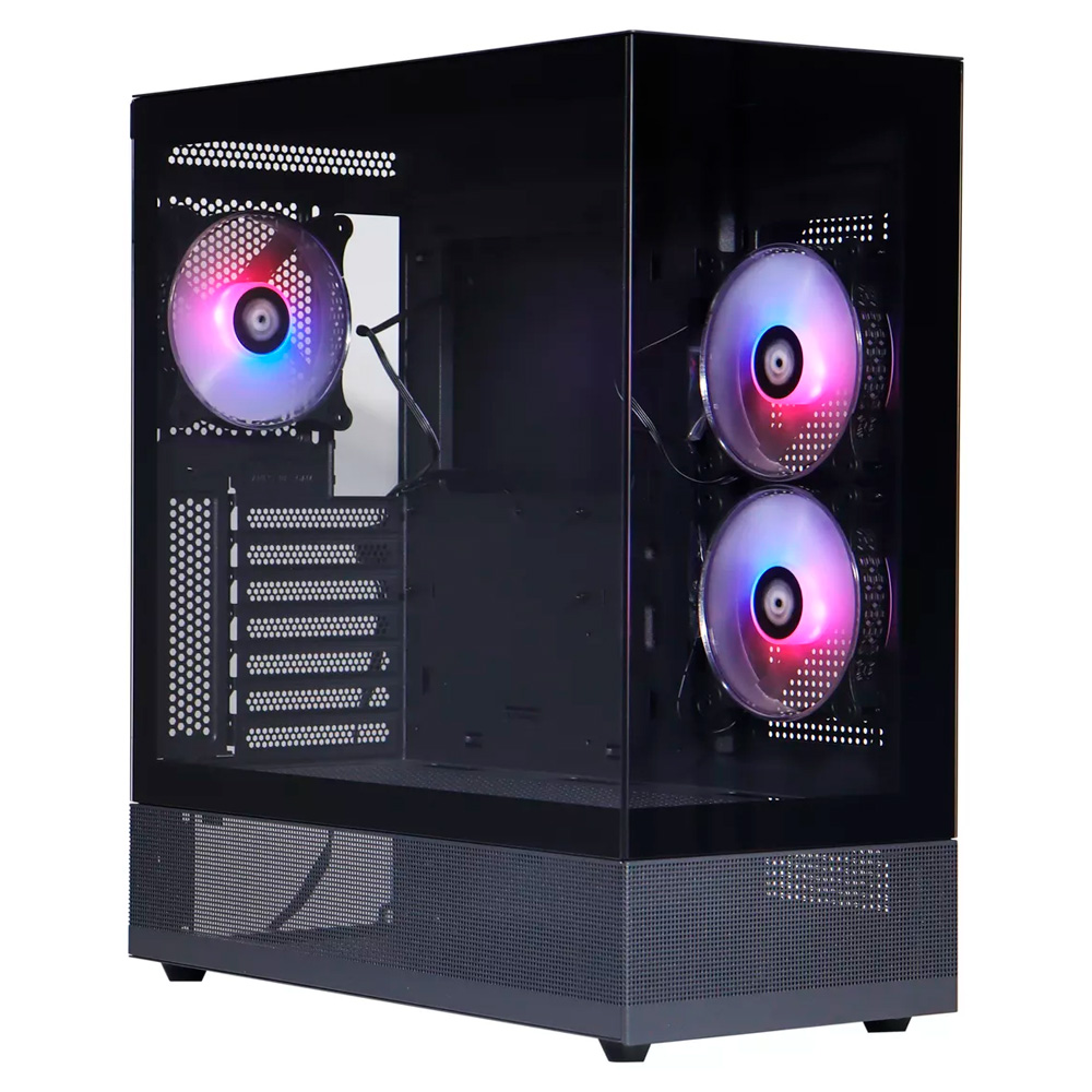 GABINETE CM-B930 FAN X3 ARGB TG FULL TOWER BLACK SOLARMAX