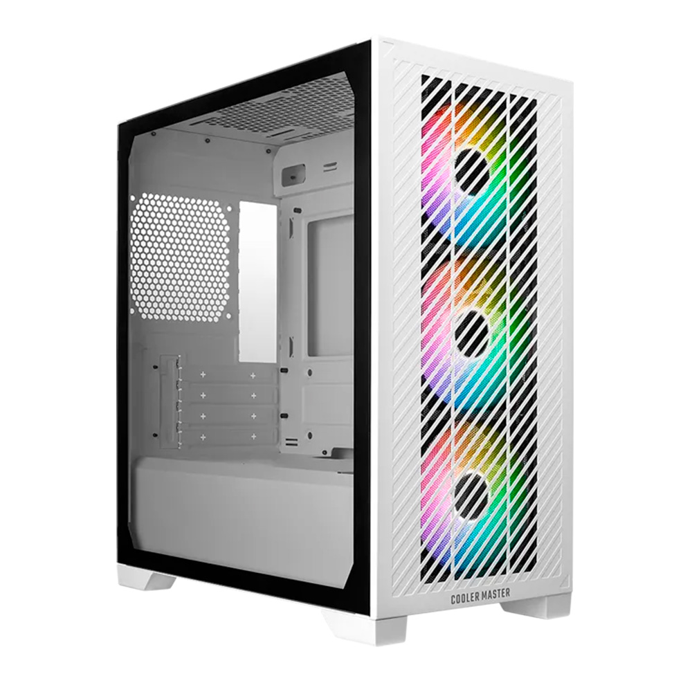 GABINETE ELITE 301 TG ARGB WHITE COOLER MASTER