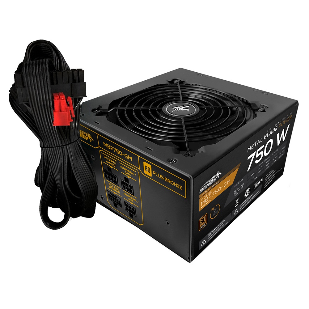 FUENTE 750W 80+ BRONZE MBP MODULAR PG5 SENTEY