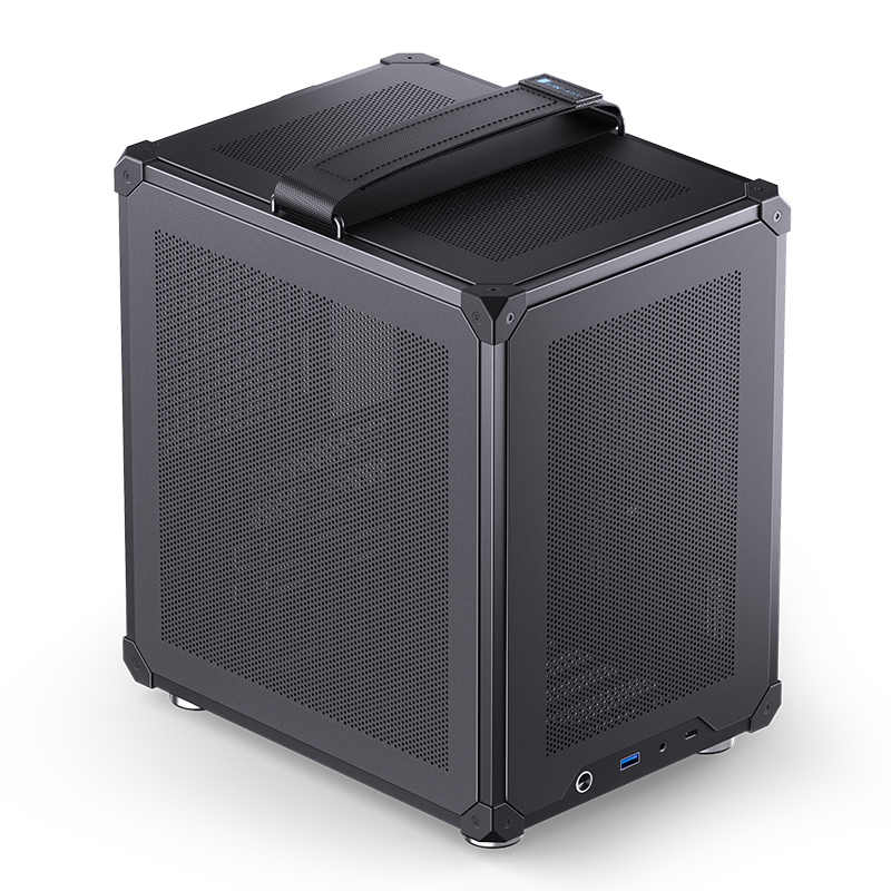 Gabinete C6-itx Tg Mesh Black Jonsbo