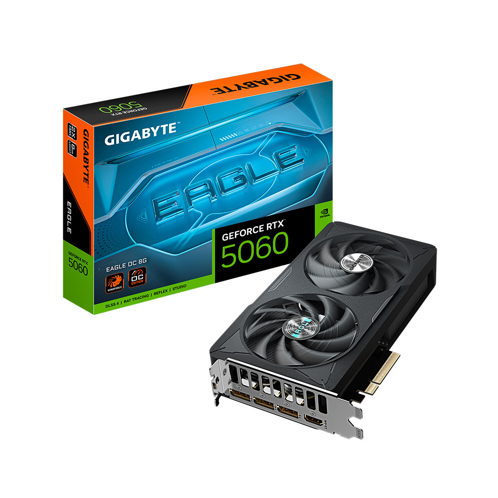 PLACA DE VIDEO GIGABYTE NVIDIA GEFORCE RTX 5060 EAGLE OC 8G