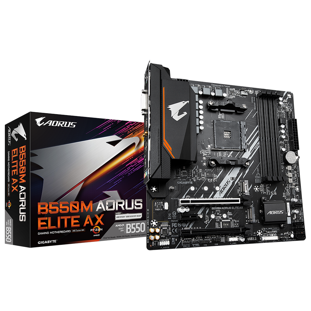 Mother B550m Aorus Elite Ax Gigabyte Am4