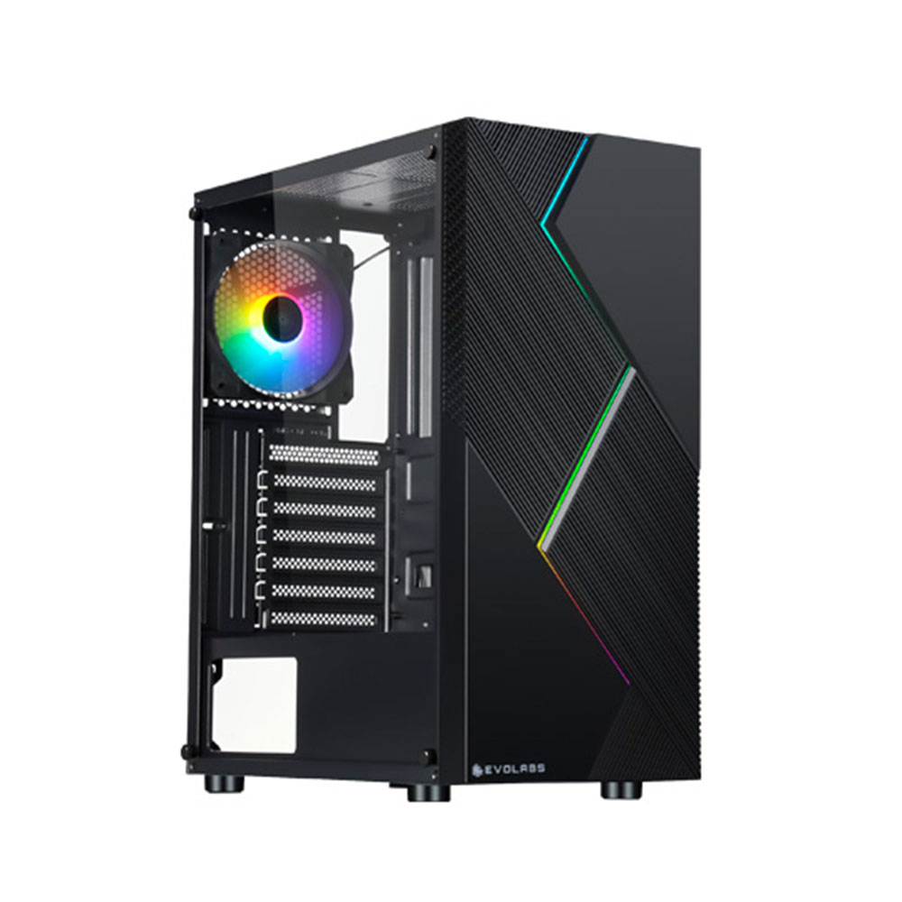 Gabinete Bolt Fan X1 Frgb Tg Evolabs