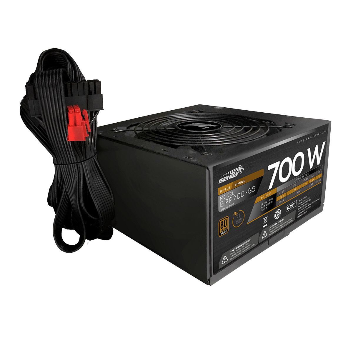 Fuente 700w 80+ Bronze Epp700-gs Sentey