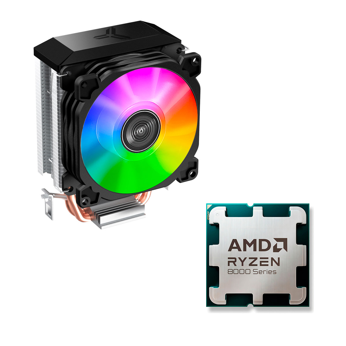 COMBO AMD RYZEN 5 8400F AM5 + COOLER CPU CR-1200E COLOR JONSBO