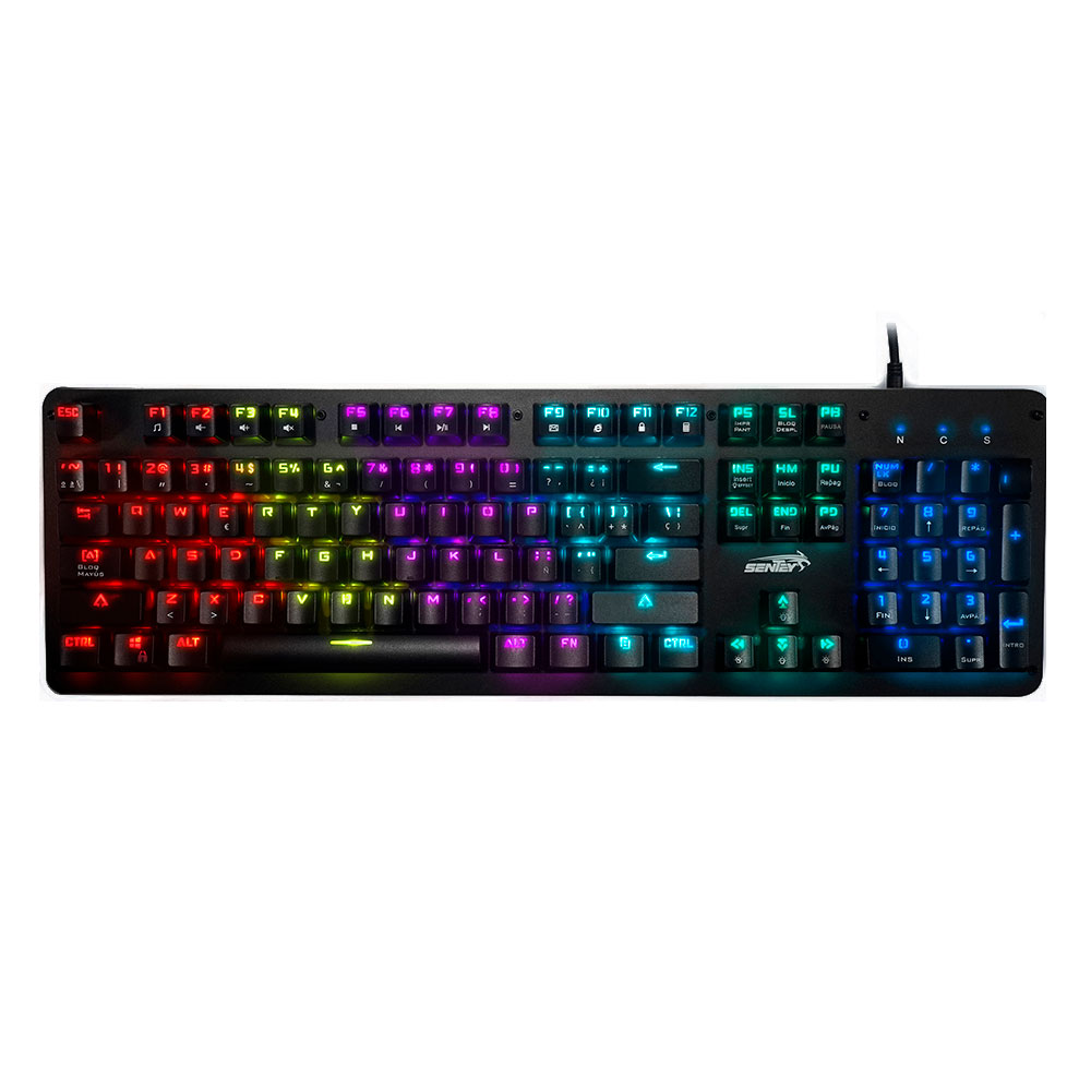 Teclado Mecanico Gs-530 Switch Outemu Rgb Sentey