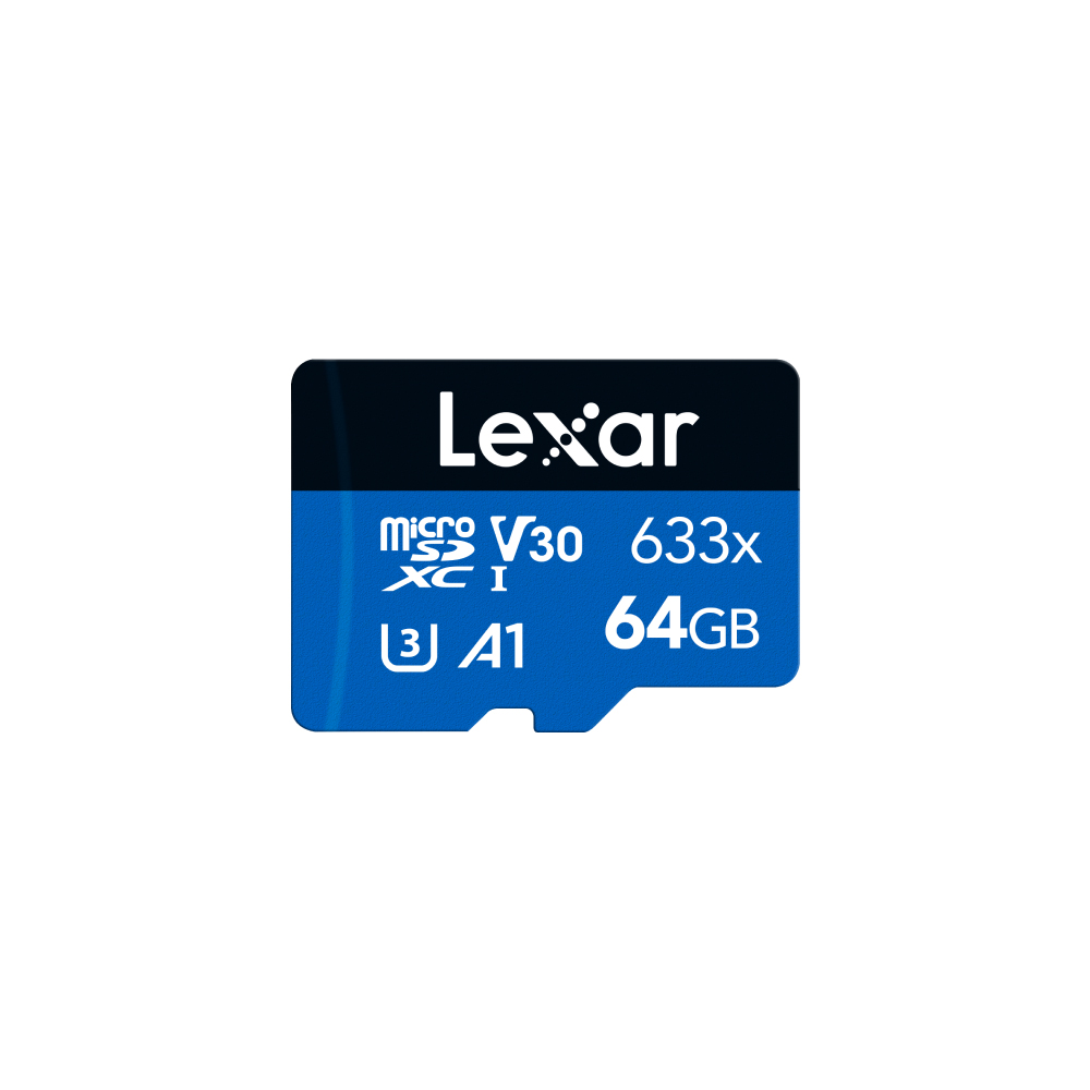 Memoria Micro Sd 64gb 633x Uhs-i Blue Series Lexar