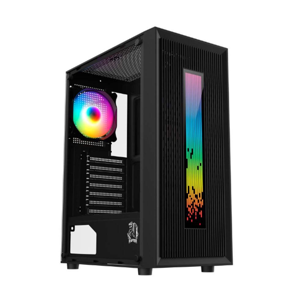 Gabinete Vortex Tg Rgb Black Fan X1 Raptor