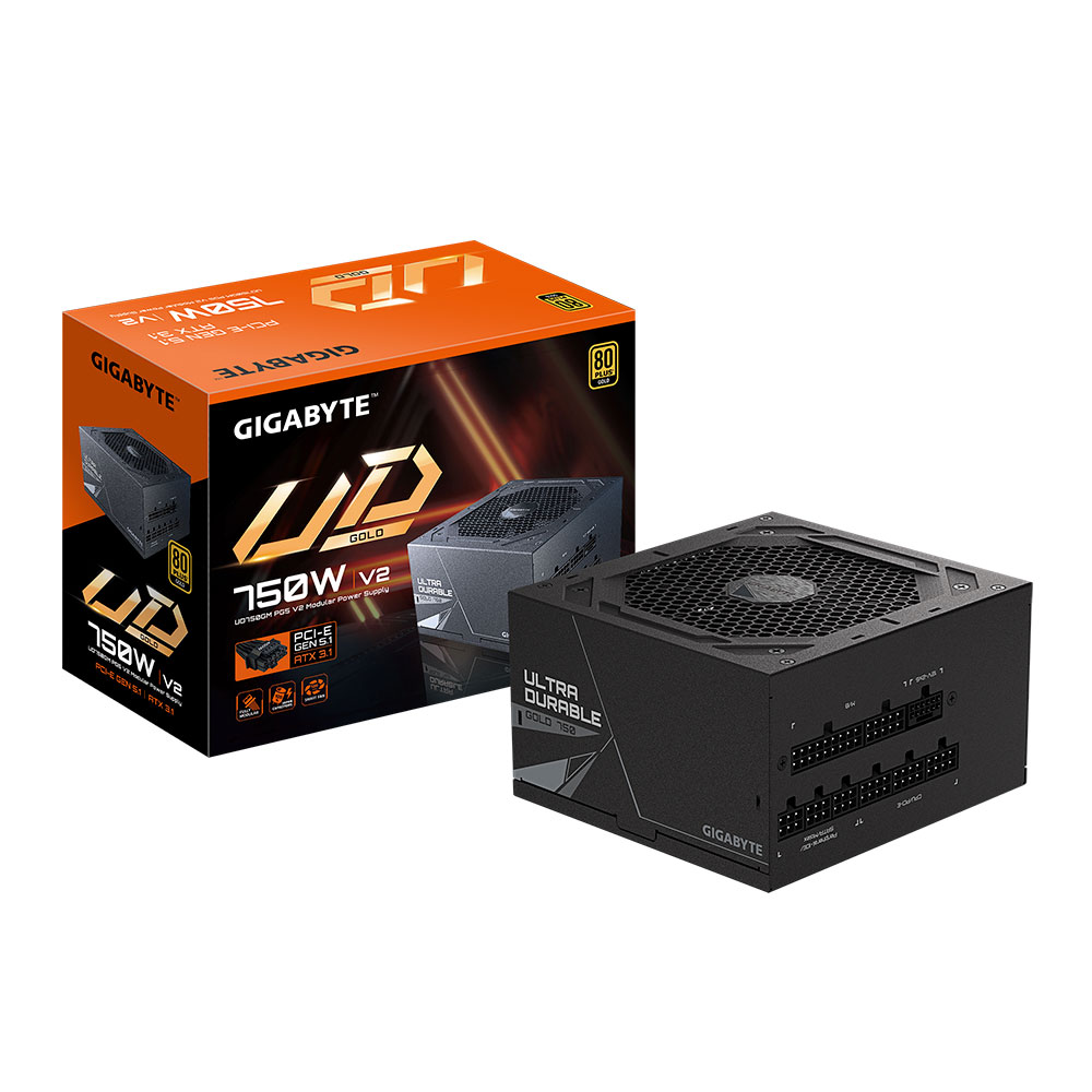 Fuente 750w 80+ Gold Ud Pg5 V2 Fm Gigabyte