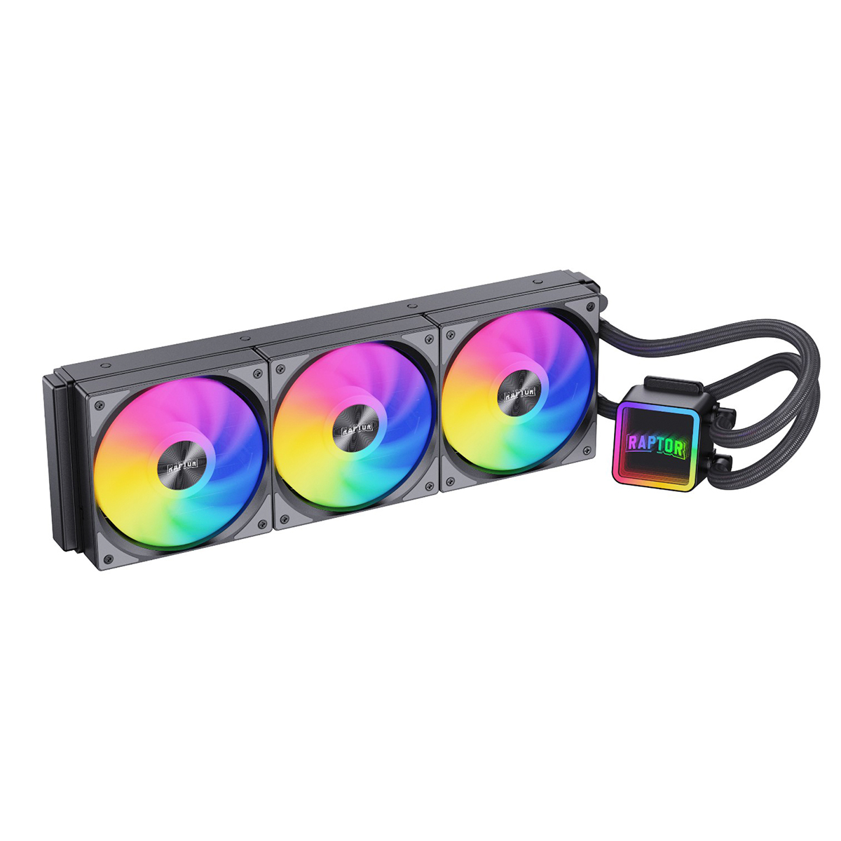 Water Cooling Aqua Core 360 3x Argb Black Raptor