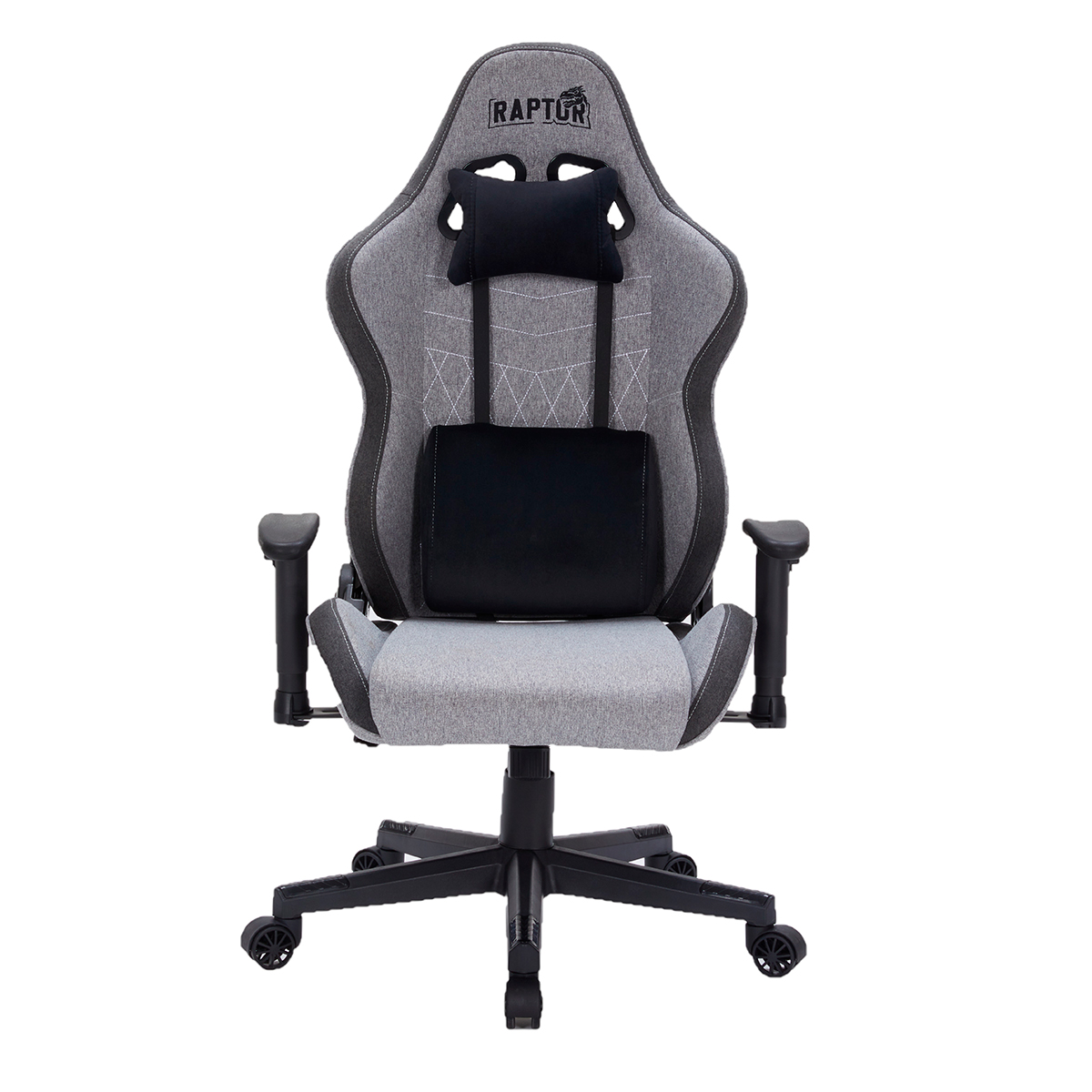 Silla Gamer Throne R1 Tela Gris Raptor