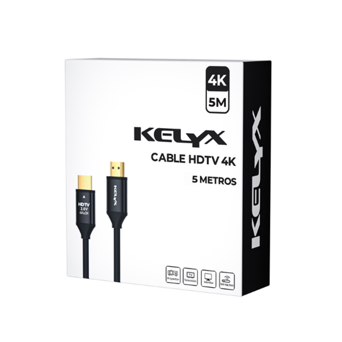 CABLE HDMI 4K 5 METROS KELYX