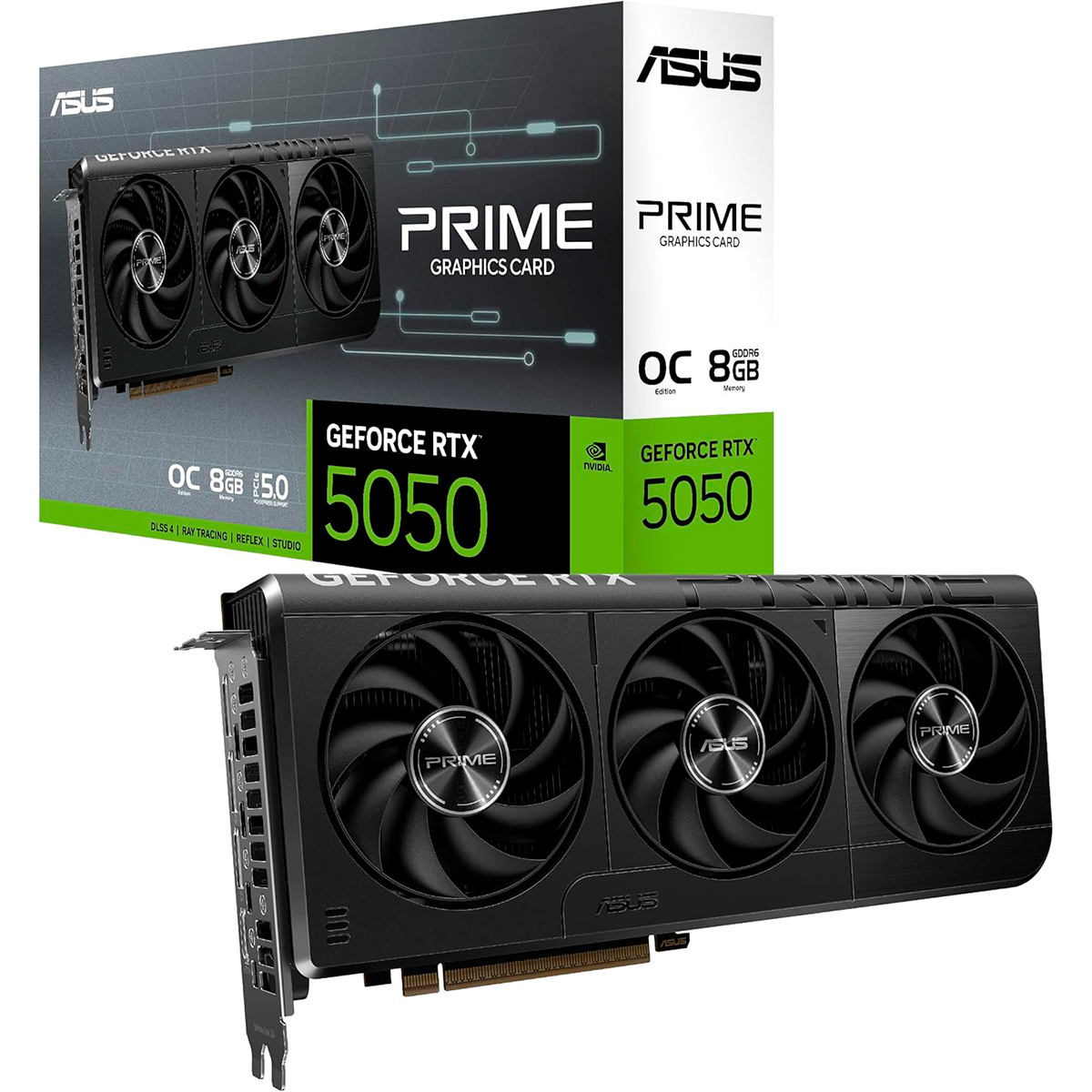 Placa De Video Asus Prime Geforce Rtx 5050 8gb Gddr6 Oc Edition