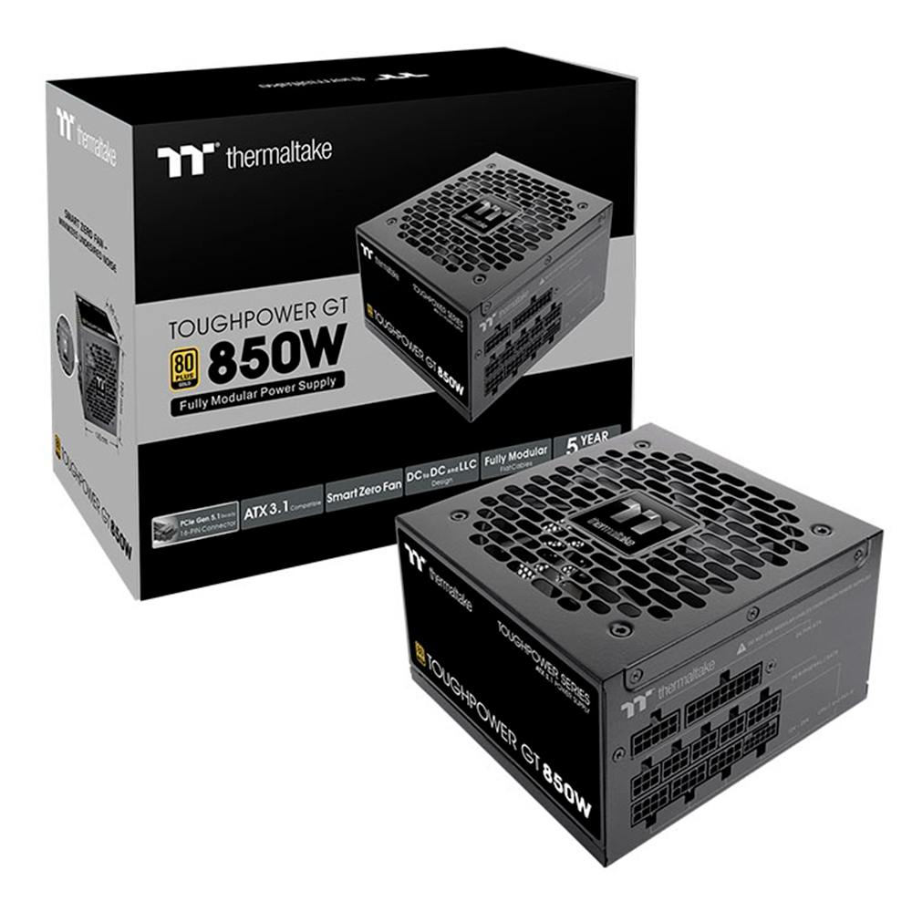 Fuente 850w 80+ Gold Toughpower Gt Pcie 5.1 Thermaltake