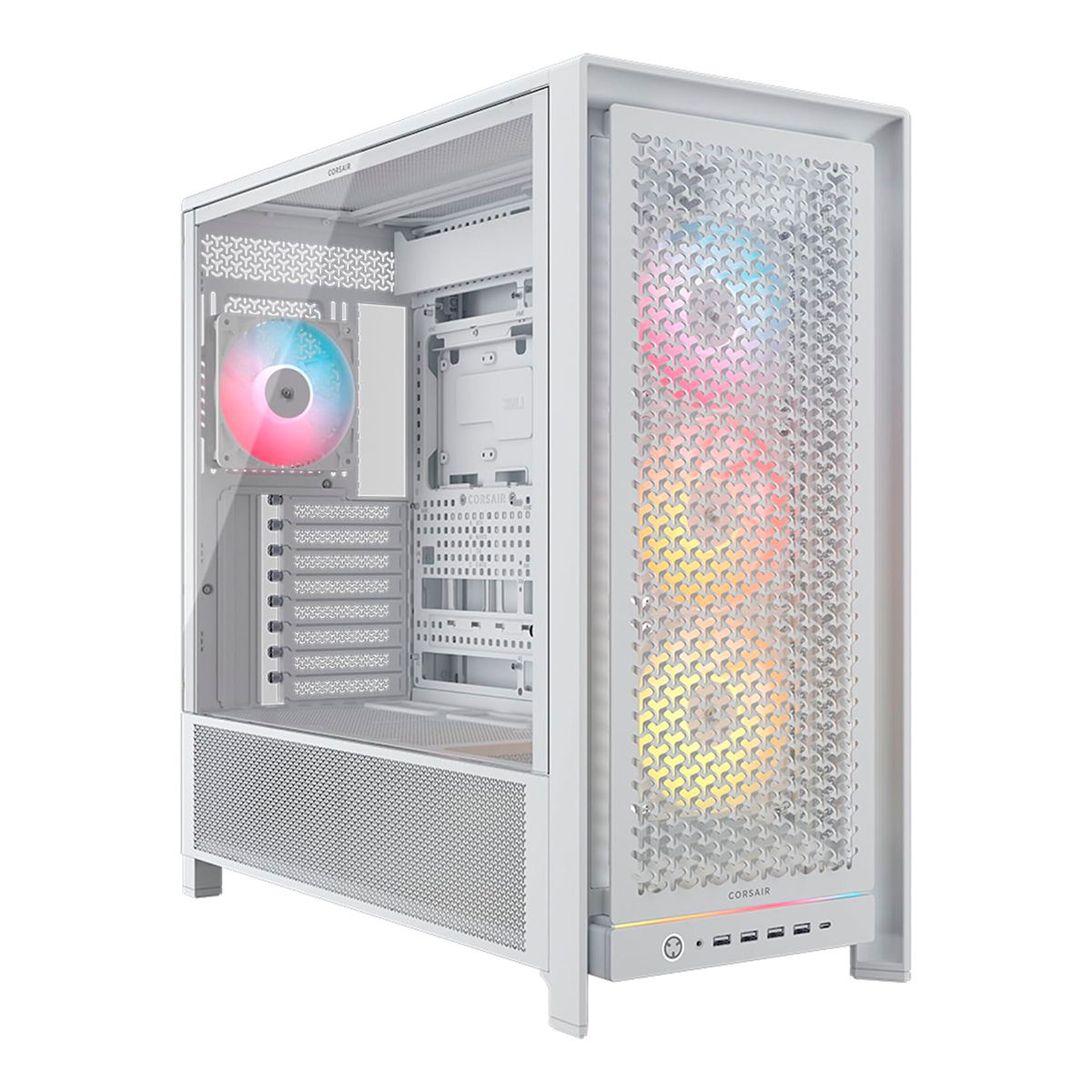 Gabinete 5000d Rs Argb Airflow Tg White Corsair