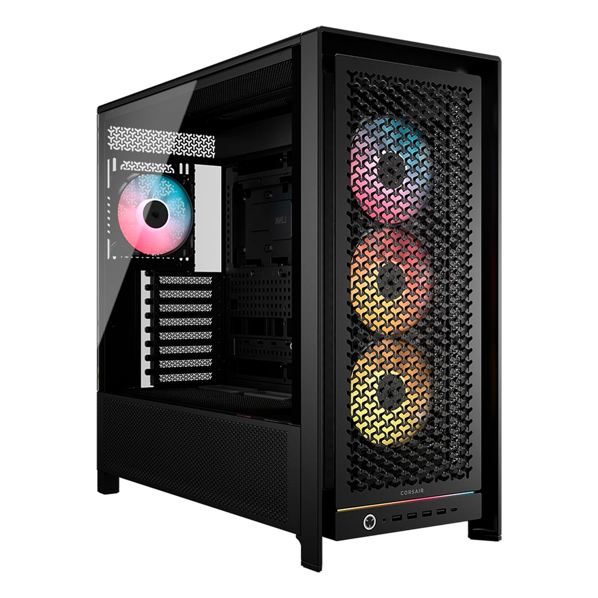 Gabinete 5000d Rs Argb Airflow Tg Black Corsair