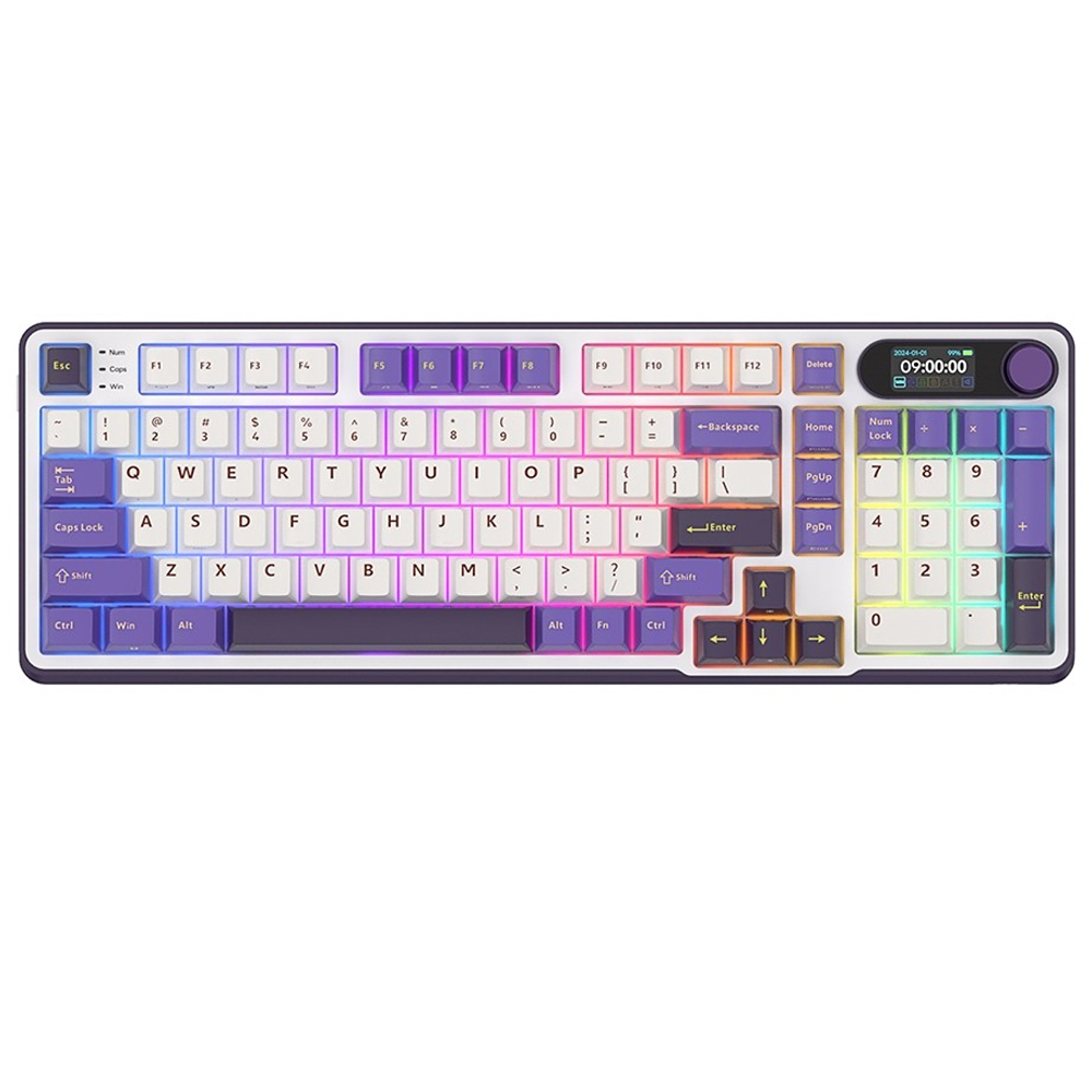 Teclado Royal Kludge Rk S98 Wireless Blackberry Sw Brown