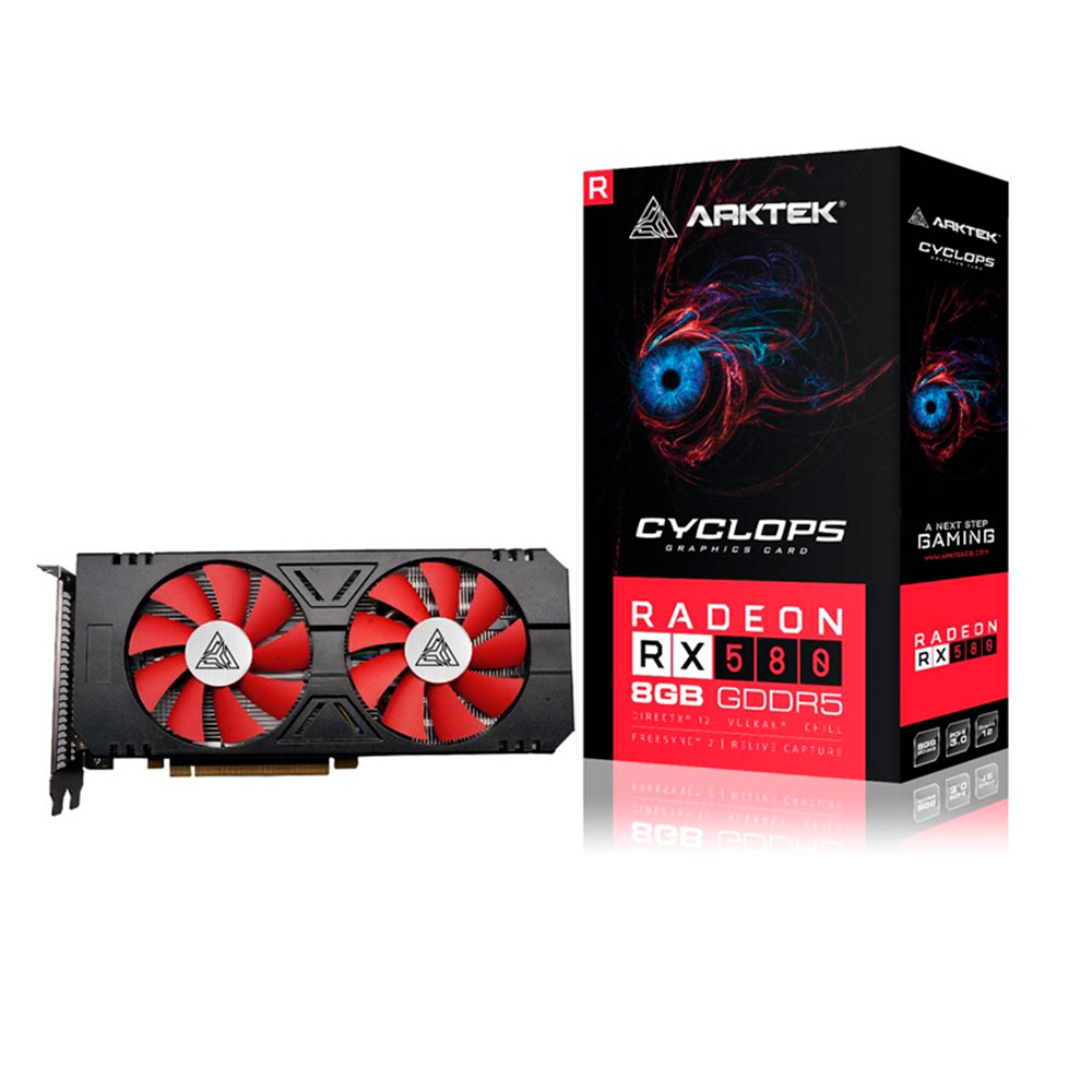 Placa De Video Radeon Artek Rx 580 Cyclops 8gb Gddr5