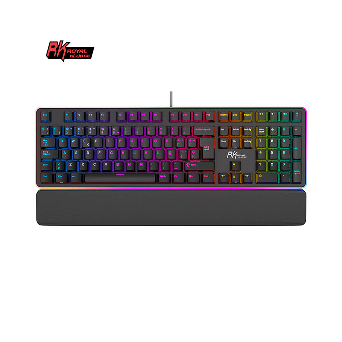 Teclado Royal Kludge Rk918 Black Sw Brown 100